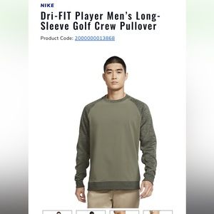 Nike Dri Fit Player Men’s Long Sleeve Crew Pullover